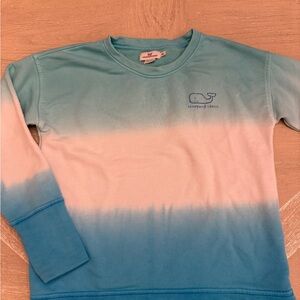 Vineyard Vines Blue and White Ombre Sweatshirt XS